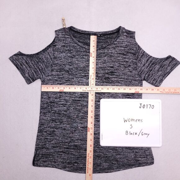 Rag & Bone Casual Short Sleeve Pullover T Shirt Womens Size Small S Black Gray - Picture 6 of 10